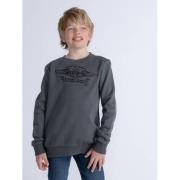 Petrol Industries sweater met printopdruk donkergrijs Printopdruk - 12...