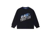 Tumble 'n Dry Mid sweater Arctic met tekst donkerblauw Tekst - 104