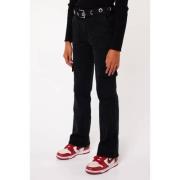 America Today high waist flared jeans Pilar JR black Zwart Meisjes Str...