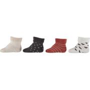 Apollo sokken - set van 4 multi Meisjes Katoen All over print - 56-68