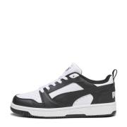 Puma Rebound v6 Low V6 Lo sneakers wit/zwart Jongens/Meisjes Imitatiel...