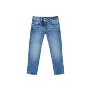 s.Oliver slim fit jeans KATHY blauw Meisjes Polyester Effen - 92