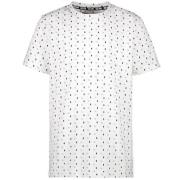 Cars T-shirt met stippen wit/zwart Jongens Katoen Ronde hals Stip - 11...