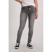 Cars skinny jeans ELIZA grey used Grijs Meisjes Stretchdenim Effen - 9...