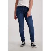 Cars high waist skinny jeans Ophelia dark used Blauw Meisjes Stretchde...