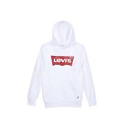 Levi's Kids hoodie Batwing met logo wit Sweater Logo - 104