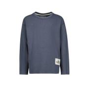 Vingino sweater Jumper blauwgrijs Effen - 128 | Sweater van Vingino