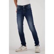 Vingino skinny jeans Alfons deep dark Blauw Jongens Stretchdenim Effen...