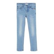 NAME IT KIDS slim fit jeans NKMTHEO light denim Blauw Jongens Viscose ...