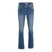 Vingino flared jeans Briona old vintage Blauw Meisjes Katoen Effen - 1...