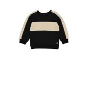 LEVV sweater GINO zwart/ecru Meerkleurig - 104 | Sweater van LEVV