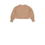 LEVV trui FILUU beige Meisjes Sweat Ronde hals Effen - 140