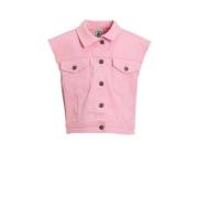 Me & My Monkey gilet Madelon prism pink Roze Meisjes Stretchdenim Klas...