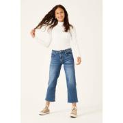 Garcia cropped straight fit jeans 576 Mylah dark used Blauw Meisjes St...