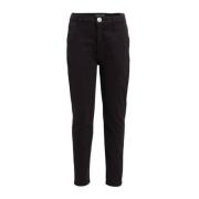 anytime slim fit chino donkergrijs Broek Jongens Katoen Effen - 104