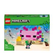 LEGO Minecraft Het axolotlhuis 21247 Bouwset | Bouwset van LEGO