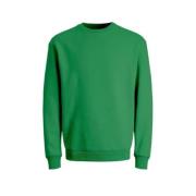 JACK & JONES JUNIOR sweater JJEBRADLEY felgroen Effen - 128