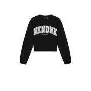 NIK&NIK sweater met logo zwart Logo - 140 | Sweater van NIK&NIK