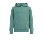 WE Fashion Blue Ridge hoodie topaz Sweater Groen Effen - 146/152