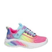 Skechers Rainbow Cruisers sneakers roze/blauw Meisjes Mesh Meerkleurig...