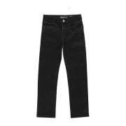 Cars wide leg jeans GARWELL black used Zwart Jongens Denim Effen - 116