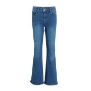 Retour Jeans flared jeans Midar medium blue denim Blauw Meisjes Stretc...