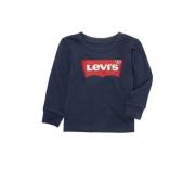 Levi's Kids baby longsleeve Batwing met logo donkerblauw Jongens/Meisj...