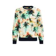 WE Fashion sweater met all over print multi All over print - 110/116