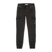 Raizzed slim fit jeans Shanghai black Zwart Jongens Stretchdenim Effen...