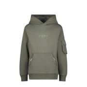 Raizzed hoodie Eugene grijsgroen Sweater Effen - 140