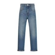 Vingino loose fit jeans Castiano blue vintage Blauw Jongens Katoen Eff...