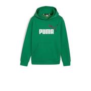 Puma hoodie zwart Trui Grijs Jongens Katoen Capuchon Logo - 164
