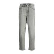 JACK & JONES JUNIOR loose fit jeans JJICHRIS grijs Jongens Katoen Effe...