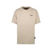 Cars T-shirt AFORTY zand Beige Jongens Katoen Ronde hals Effen - 116