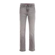 WE Fashion Blue Ridge Regular fit jeans light grey denim Grijs Effen -...