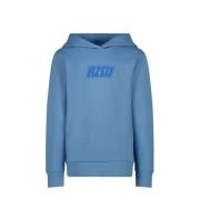 Raizzed hoodie Nander met logo zachtblauw Sweater Logo - 128
