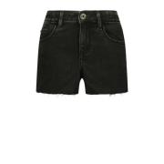 Vingino denim short Daizy black denim Korte broek Zwart Meisjes Stretc...