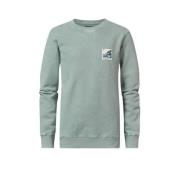 Petrol Industries sweater grijsblauw Effen - 128 | Sweater van Petrol ...