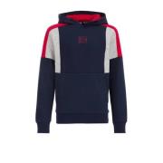 WE Fashion hoodie donkerblauw Sweater Meerkleurig - 110/116