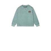 Tumble 'n Dry sweater Lakeport met printopdruk mint groen Printopdruk ...
