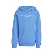 Tommy Hilfiger hoodie lichtblauw Sweater Effen - 164