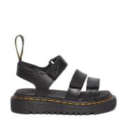 Dr. Martens Klaire T leren sandalen zwart Meisjes Leer Effen - 26