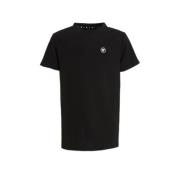 Bellaire T-shirt met printopdruk zwart Jongens Stretchkatoen Ronde hal...