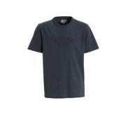 Woolrich T-shirt donkerblauw Jongens Katoen Ronde hals Effen - 140