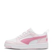 Puma Rebound v6 Low V6 Lo sneakers Wit/Fuchsia/Roze Jongens/Meisjes Im...