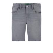 Levi's Kids slim fit denim short graphite pencil Korte broek Grijs Jon...