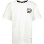 Vingino T-shirt Hatsa met backprint offwhite Wit Jongens Katoen Ronde ...
