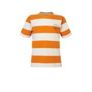 Noppies gestreept T-shirt Deltaville oranje Jongens Katoen Ronde hals ...