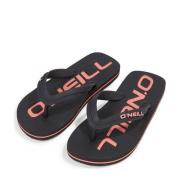 O'Neill Profile Logo Sandals teenslippers zwart/roze Meisjes Rubber - ...