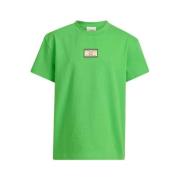 Shoeby T-shirt met printopdruk groen Meisjes Katoen Ronde hals Printop...